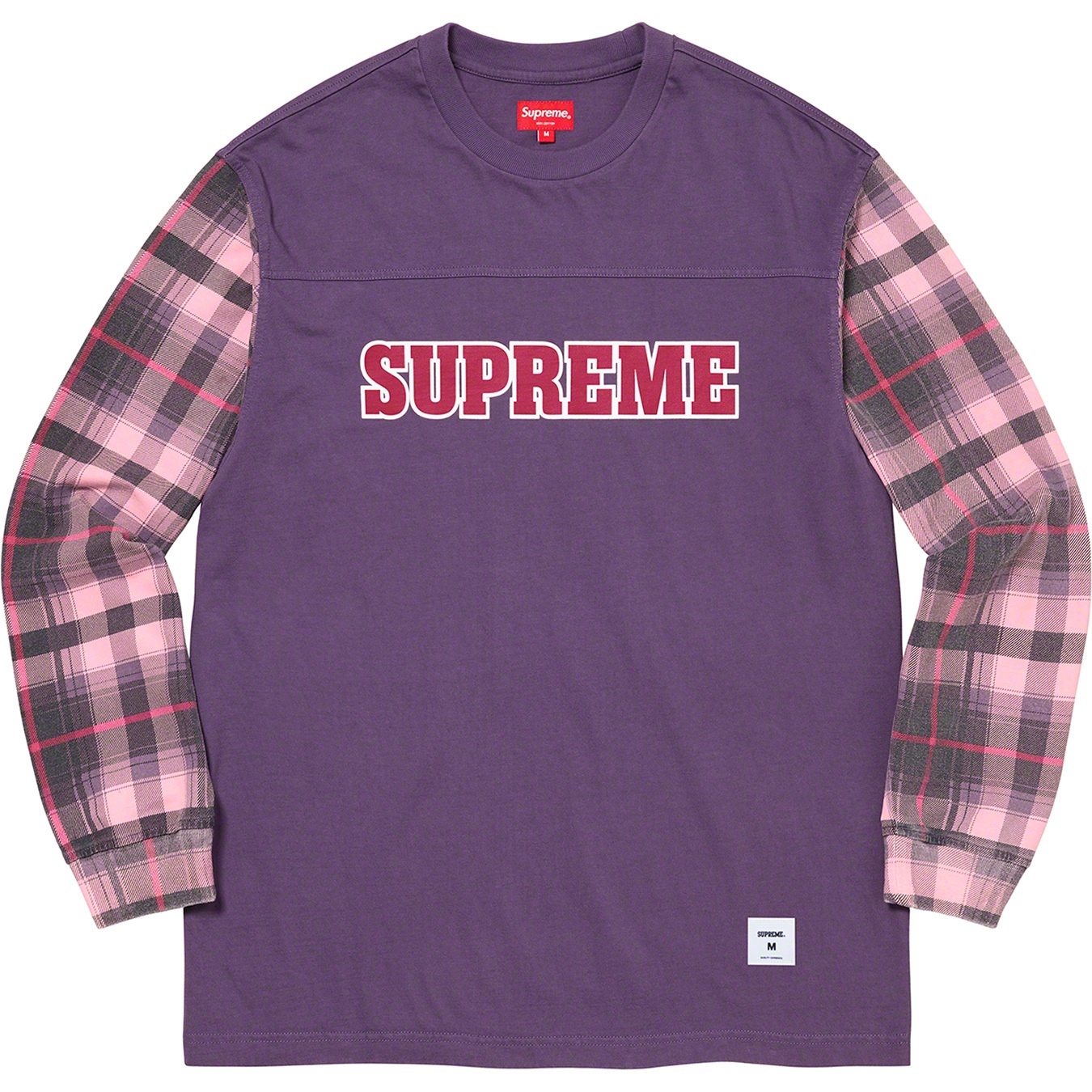 Plaid Sleeve L/S Top view 4